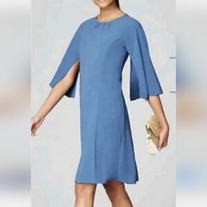 J. Jill (Christian Siriano) NWT Blue Sea Open Sleeve Dress, XS